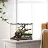 PawHut Terrarium voor reptielen, glazen terrarium 24 liter, Productafbeelding-voorbeeld 2