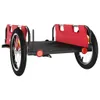 vidaXL Remorque pour vélo Rouge Tissu Oxford et fer Voir les images du produit 7