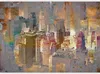 Vlies Fototapete - City in the mist 200x140 cm Städte Produktbild-Vorschau 5