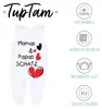 TupTam Unisex Baby Strampler mit Spruch I love Mum and Dad, Produktbild-Vorschau 3