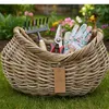 Rattan Pflanzkorb 2er Set – Blumentopf / Übertopf Kubu Grau Produktbild-Vorschau 11