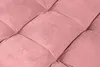 A close-up view of a pink tufted upholstery. Produktbild-Vorschau