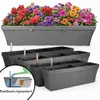 Blumenkasten mit Wasserspeicher Pflanzkasten Balkonkasten Produktbild-Vorschau 1