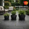 Keramik Untersetzer Anthrazit Ø 42cm XXL Blumenkübel Teller Produktbild-Vorschau 3