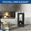 DanDiBo Set caminetto moderno nero 5 pezzi 96572 Set Anteprima dell’immagine prodotto 6