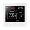 A digital thermostat display showing room temperature, set temperature, time, and day. Anteprima dell’immagine prodotto
