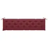 Cuscini per panca da giardino 2 pz. Tessuto Oxford rosso Anteprima dell’immagine prodotto 9