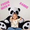 TE-Trend Kuscheltier Panda 100 cm XXL Pandabär Plüschtier Produktbild-Vorschau 2