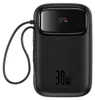Powerbank Baseus Qpow 2 10000Mah 30W 2Xusb-C (nero) Anteprima dell’immagine prodotto 1