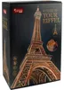 3D Puzzle Eiffelturm, 314 Teile, 97cm hoch, Level 10, Produktbild-Vorschau 2