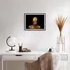 Gerahmtes Poster - Schwarzer Rahmen - Gold Frau Stück - Produktbild-Vorschau 6