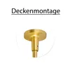 MDEKOR Deckenträger Wandträger 1-läufig Messing Gold R Produktbild-Vorschau 5