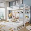 Letto a castello Merax 90x200 cm con doghe stabili e Anteprima dell’immagine prodotto 1