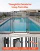 Poort voor omheining rond zwembad, 1.2 x 0.75 m. Poort voor Productafbeelding-voorbeeld 6
