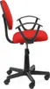 Chaise pivotante pour enfants BELORA - rouge / noir Voir les images du produit 2