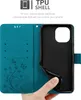 Cadorabo Hülle für Xiaomi Mi 11 5G in FLORAL BLAU Produktbild-Vorschau 5