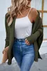 ASKSA Dámský svetr Cardigan Chunky Knit Wrap Batwing Sleeve Náhled obrázku produktu 3