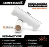 Retro Fahrrad Griffe Vintage Weiß Weichgummi Produktbild-Vorschau 2