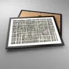 Gerahmtes Poster - Schwarzer Rahmen - Textur Muster Stück - Produktbild-Vorschau 3