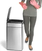 Simplehuman poubelle CW2016 Slim 40 L inox brossé Voir les images du produit 4