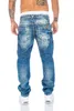 Cipo & Baxx Herren Jeans BJ11490 Blau, W33/L30 Produktbild-Vorschau 3
