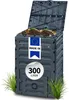 GARANTIA ECO-MASTER composteur en plastique 300 litres noir Voir les images du produit 1