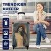 MuchoWow® Koffer Handgepäck Trolley Rollkoffer Kleine Produktbild-Vorschau 2