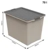 Rotho Aufbewahrungsbox mit Rollen 70L COMPACT ECO - Produktbild-Vorschau 4