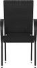 VidaXL 310087, Terrasse, Polyrattan, Stahl, Schwarz, 555 Produktbild-Vorschau 3