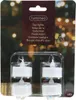 Luci LED con timer 3,6x3,6cm plastica bianca 4 pezzi Anteprima dell’immagine prodotto 8