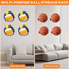 Ball Aufbewahrung, 4 Stück Ballhalterung Wand, Ballständer Produktbild-Vorschau 7