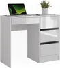 Schreibtisch Vicco Sherry Weiß Hochglanz 90 x 40 cm mit Produktbild-Vorschau 5