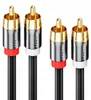 deleyCON MK214, 2 x RCA, Męska, 2 x RCA, Męska, 1 m, Czarny Podgląd zdjęcia produktu 3