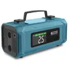 A teal colored portable jump starter and air compressor with a digital display and handle. Produktbild-Vorschau
