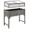 vidaXL Hochbeet mit Gewächshaus 110x54x120 cm Massivholz Produktbild-Vorschau 6