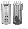 HI Kaminwerkzeug-Set 5-tlg. Silbern 23x15x52 cm Produktbild-Vorschau 8