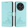 Leder Hülle für Tecno Camon 30 Premier Süße Katze Flip Case Produktbild-Vorschau 2