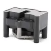 A black and silver ignition coil for a car, shown from a three-quarter angle on a white background. Produktbild-Vorschau