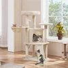 Yaheetech Arbre à chat 106 cm H Arbre à chat avec niche Voir les images du produit 2