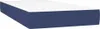 vidaXL Boxspringbett mit Matratze Blau 80x200 cm Stoff Produktbild-Vorschau 4