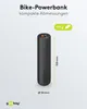 A black cylindrical power bank is shown vertically, with dimensions and weight indicated. The product is branded 'goobay'. Produktbild-Vorschau