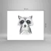 Poster - Poster ohne Rahmen - Waschbär Bild Kinder - 50x40 Produktbild-Vorschau 4