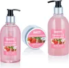 BRUBAKER Cosmetics Bade-Geschenkset Erdbeer Kokosnuss Deko Produktbild-Vorschau 3