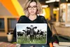 MuchoWow® Laptop Aufkleber Sticker Cover Kühe - Gras - Produktbild-Vorschau 5