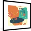 MuchoWow® Gerahmtes Poster Sommer - Formen - Pastell 40x40 Produktbild-Vorschau 1
