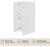 Szafka wisząca do sypialni biała 120x60x34 cm 2 drzwi Podgląd zdjęcia produktu 5