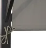 A close-up view of a pergola canopy attachment to a metal frame. Produktbild-Vorschau