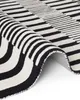 Elle Decoration Stryve Wollteppich Pulse Schwarz Weiß Produktbild-Vorschau 5