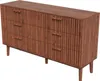 UnboxG Massivholz Kommode braun 100x34x73 cm, mit 6 Produktbild-Vorschau 10