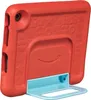 The back of a red tablet case with a blue kickstand. Náhľad obrázku produktu